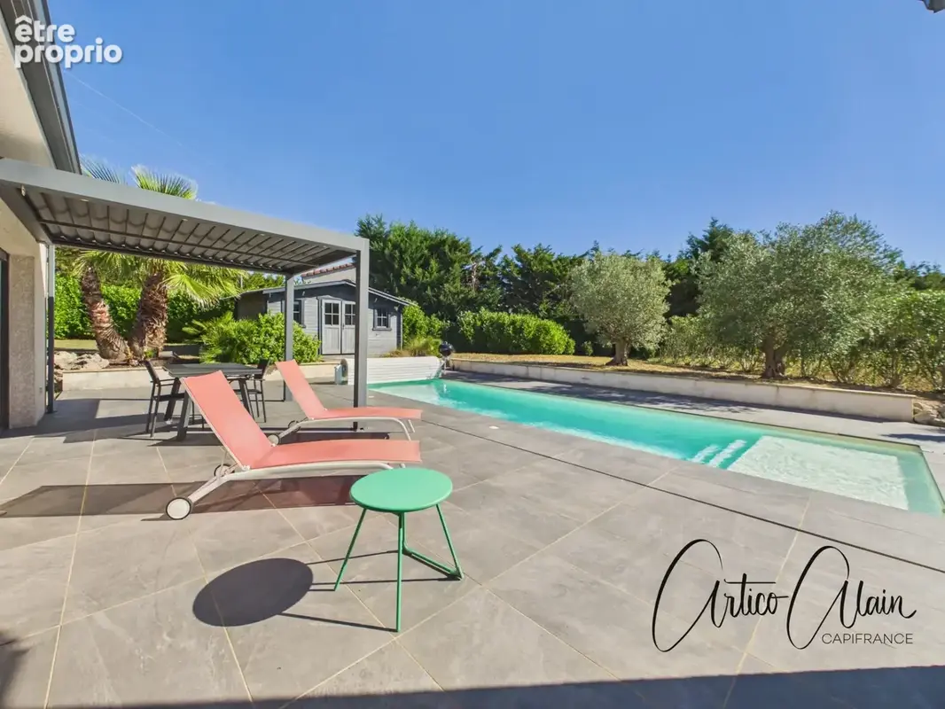 Maison contemporaine de  130 m² avec piscine et terrain 1300 m2 - photo 16