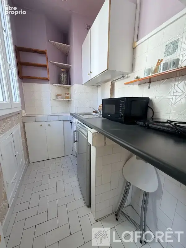 Studio 22m² - gare bécon - photo 3