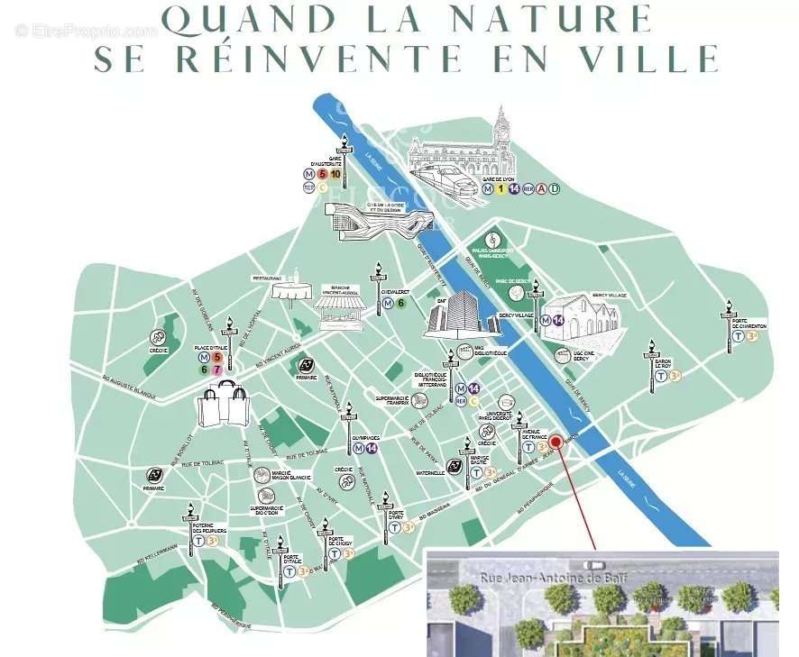 Appartement à PARIS-13E