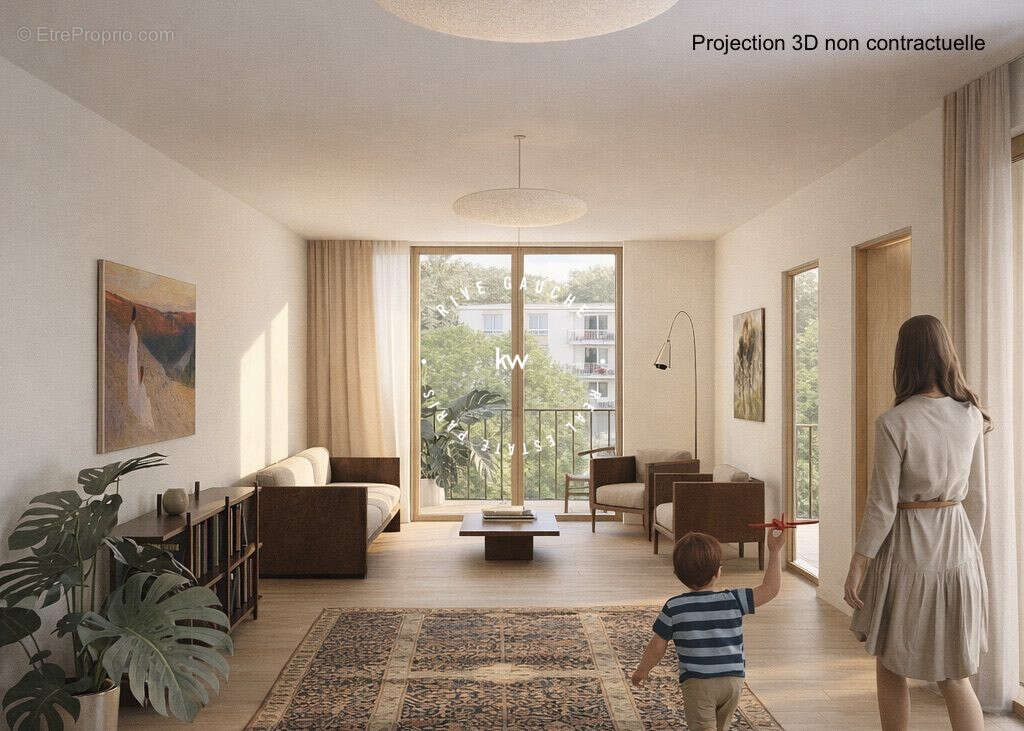 Appartement 63 m² à Clamart  - photo 2