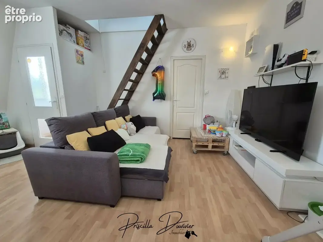 À vendre   Appartement duplex 65 m2 à Mouy   2 chambres   Dernier étage - photo 2