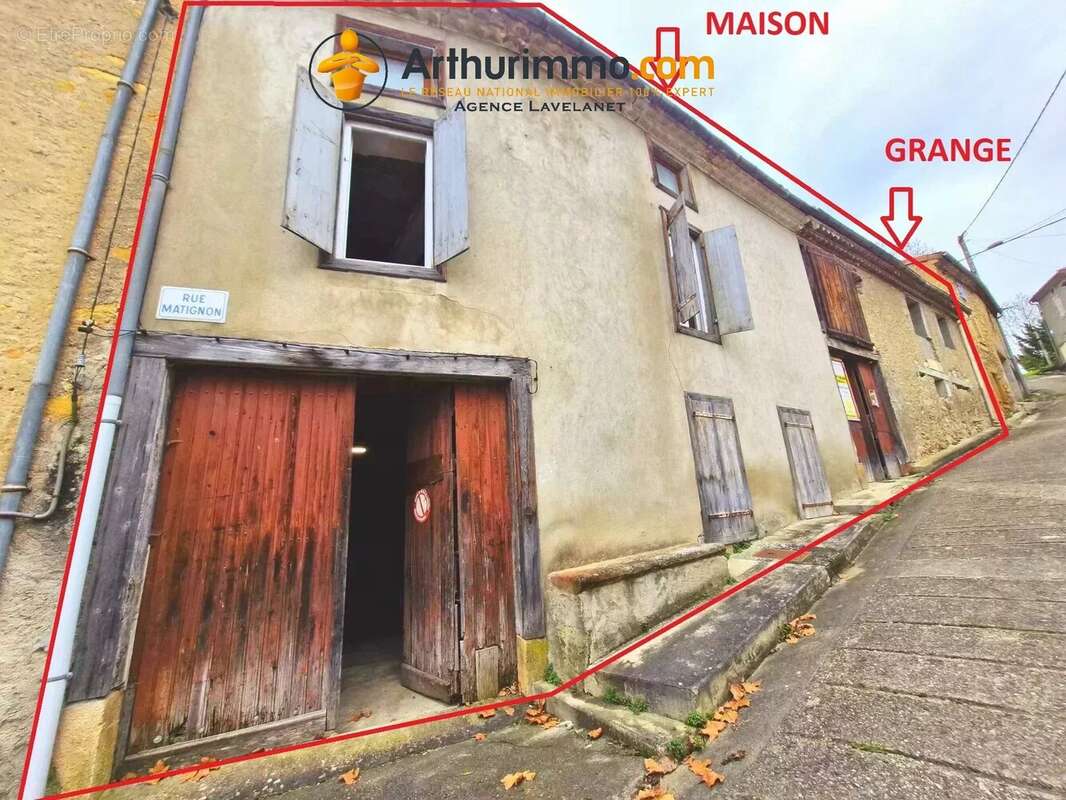 Maison à LA BASTIDE-SUR-L'HERS