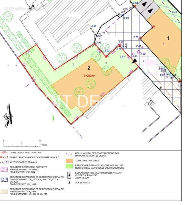 Frontignan Centre : terrain constructible de 363m2 - photo 3