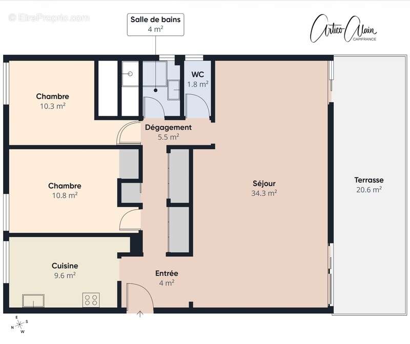 Appartement à QUINT-FONSEGRIVES
