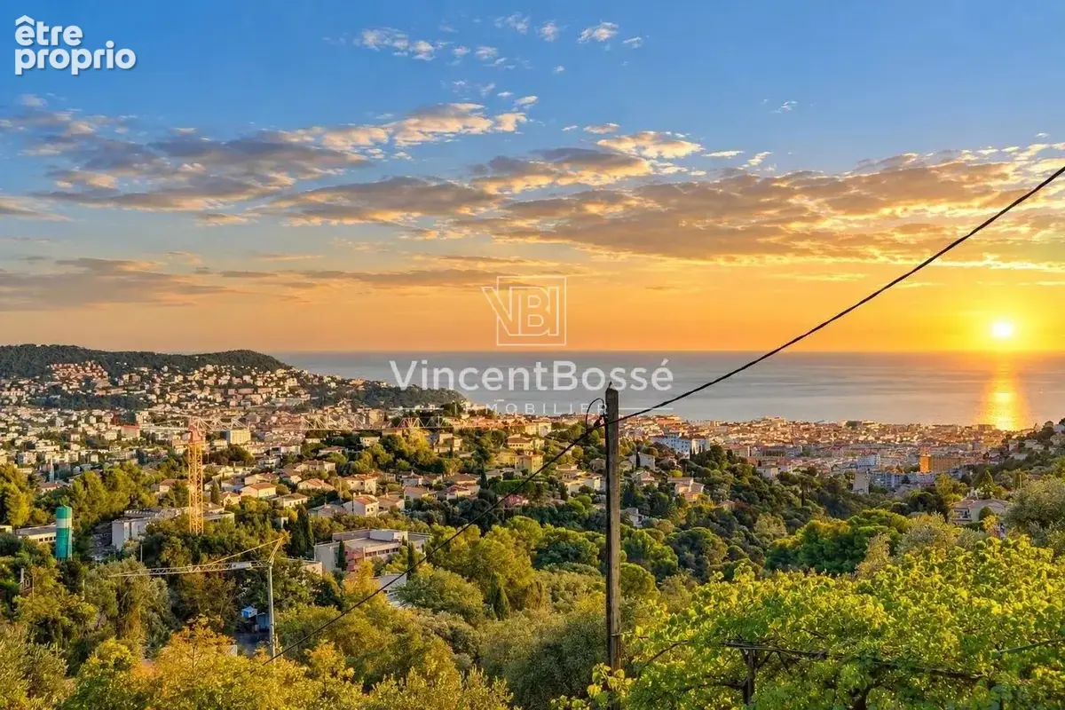 Nice – pessicart  maison individuelle + apercue mer + dépendance  terrain 2 800 m² - photo 2