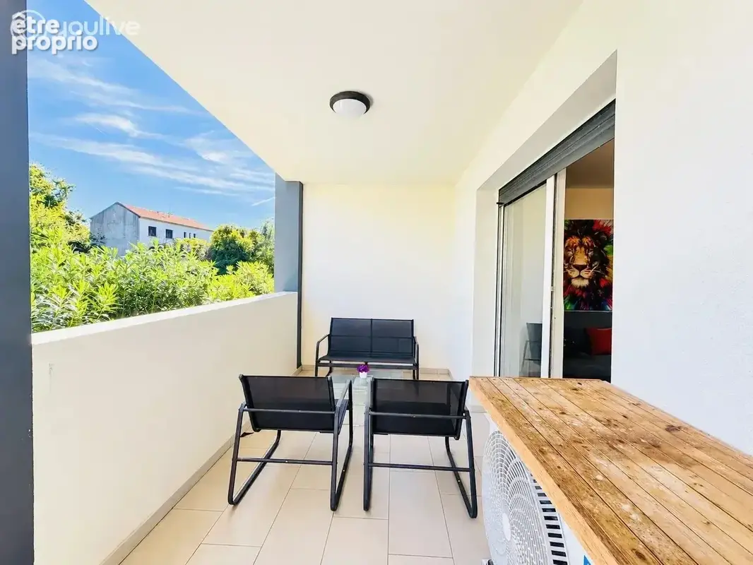 Moriani appartement t2 avec grande terrassse - photo 7