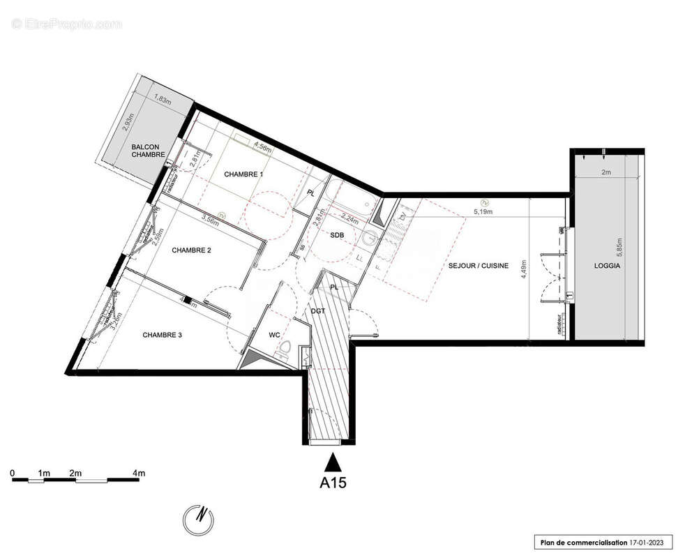 Appartement à MONTPELLIER