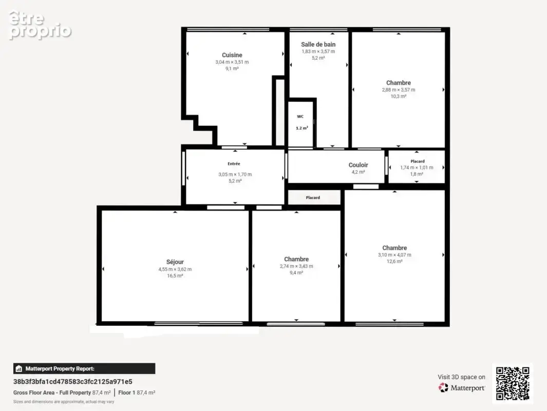 Appartement à vendre 4 pièces  (57) - photo 14