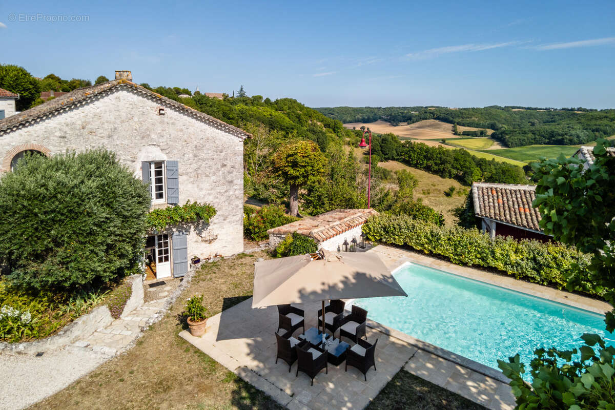 Maison en pierre avec annexe, piscine et jardin - photo 19