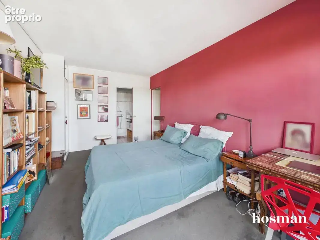 Vue dégagée sur Paris - 127 m² traversant - Deux balcons/ Parking - Ligne 11 à 2min - Jourdain/ Télégraphe - photo 9