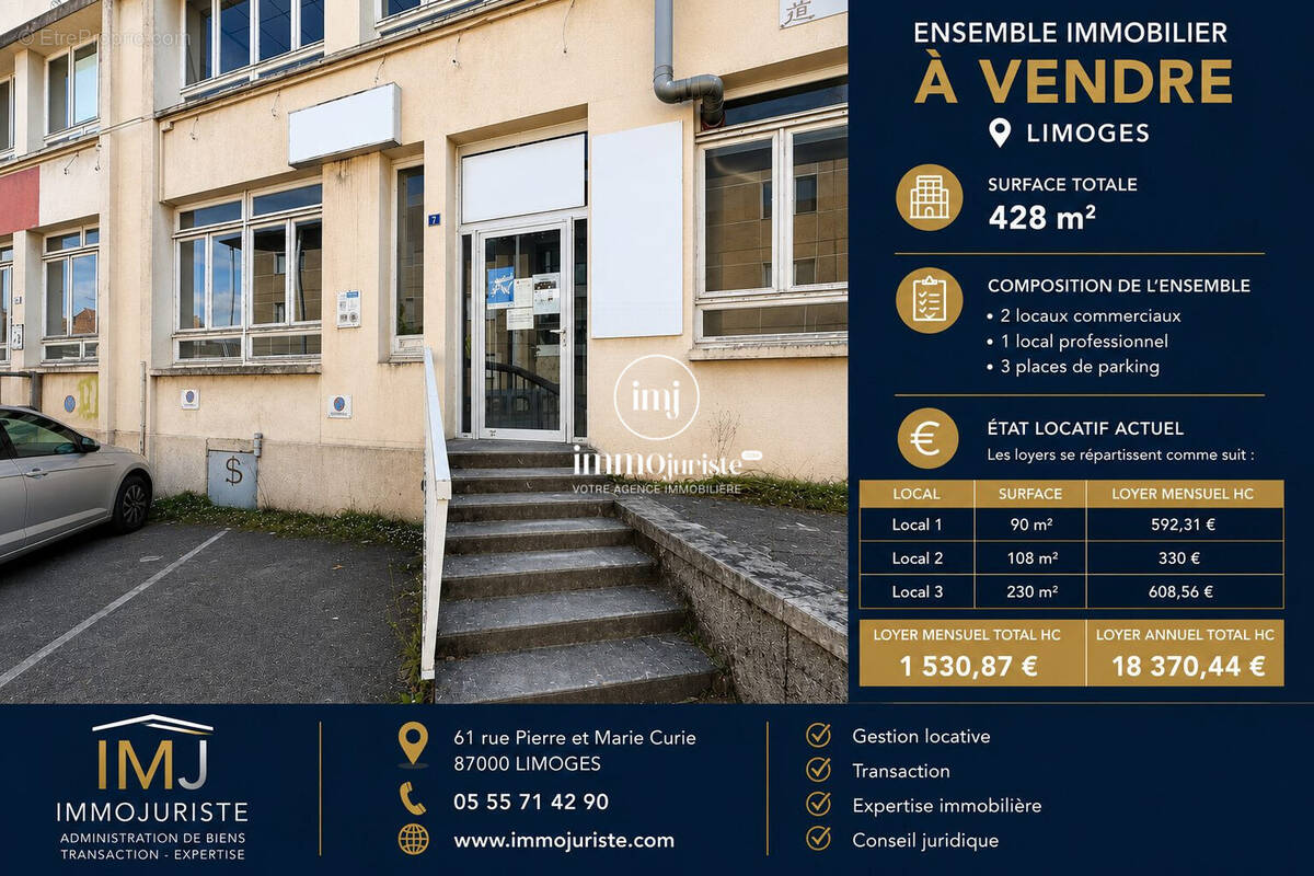Commerce 428 m² à Limoges  - photo 2
