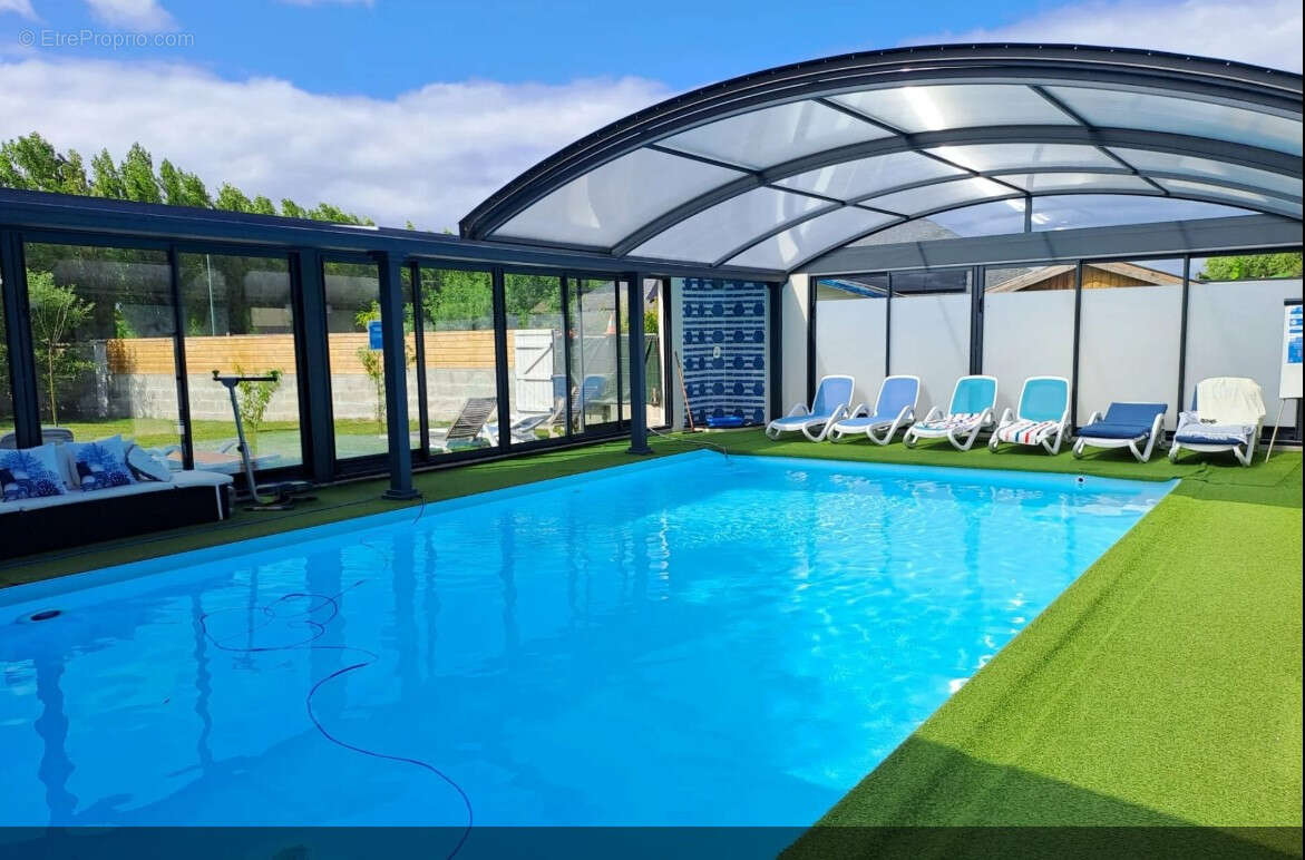 Ensemble immobilier d'exception à étel ! résidence principale & gîtes ! piscine !dpe b - photo 8