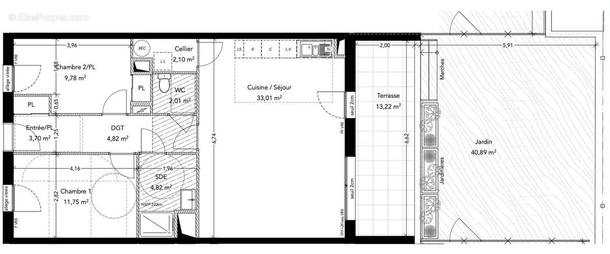 Appartement à PAIMPOL