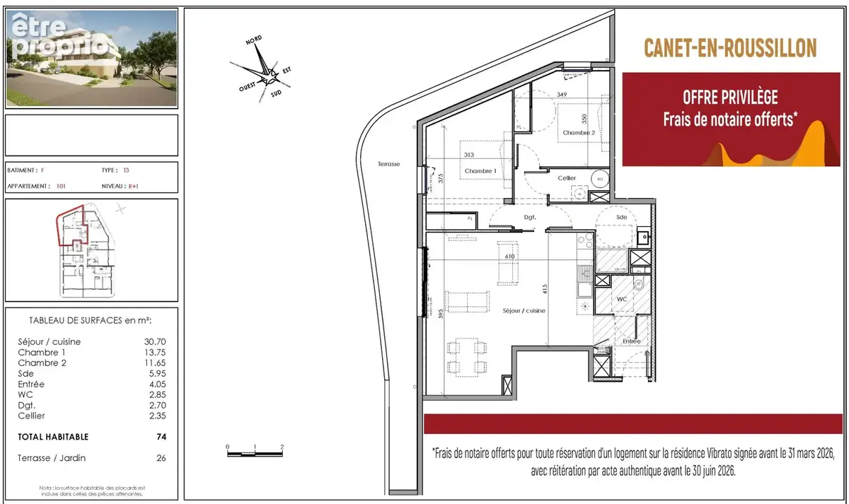 Appartement à CANET-EN-ROUSSILLON