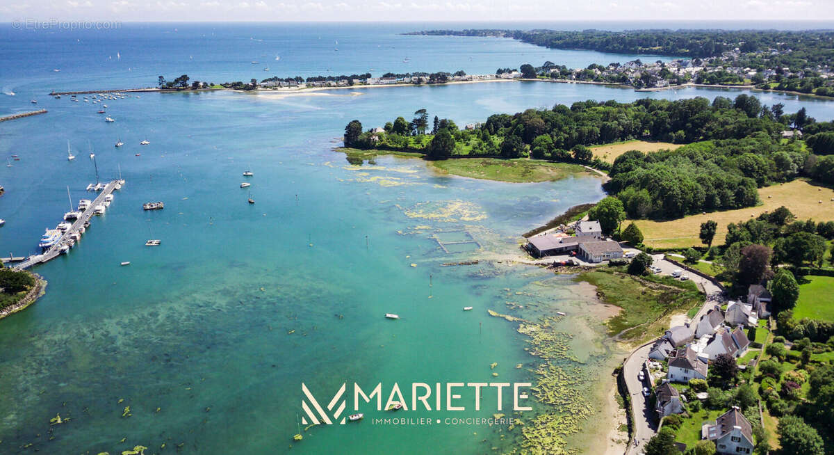 "MARQUISE" Penty face à la mer sur beau jardin arboré - photo 3