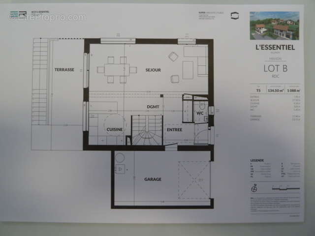 Maison individuelle de 133m² sur 1088m² de terrain - photo 3