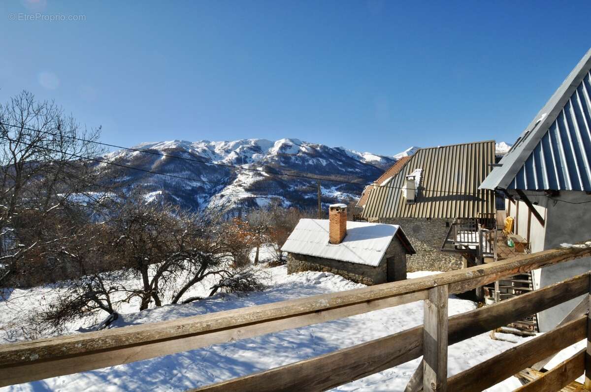 Dpt Alpes de Haute Provence (04), à vendre ALLOS Authentique Maison en pierres 350 m²  Belle Vue Montagnes - photo 2