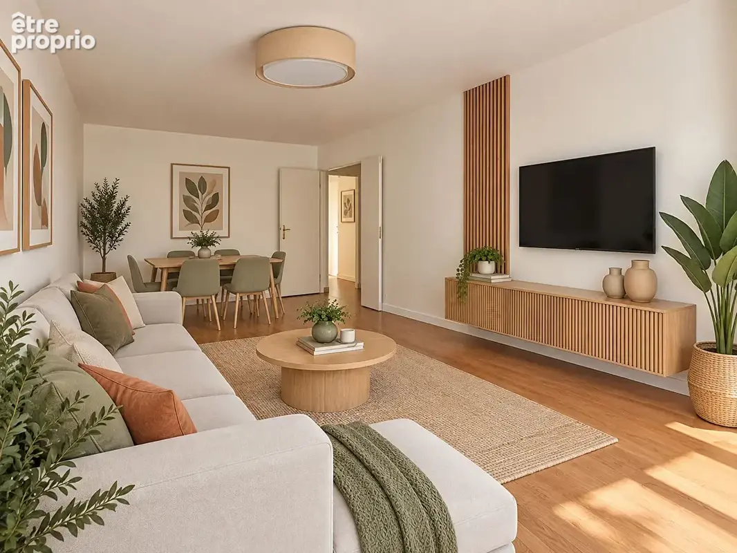 Appartement Ivry Sur Seine 3 pièce(s) 61 m2 - photo 2