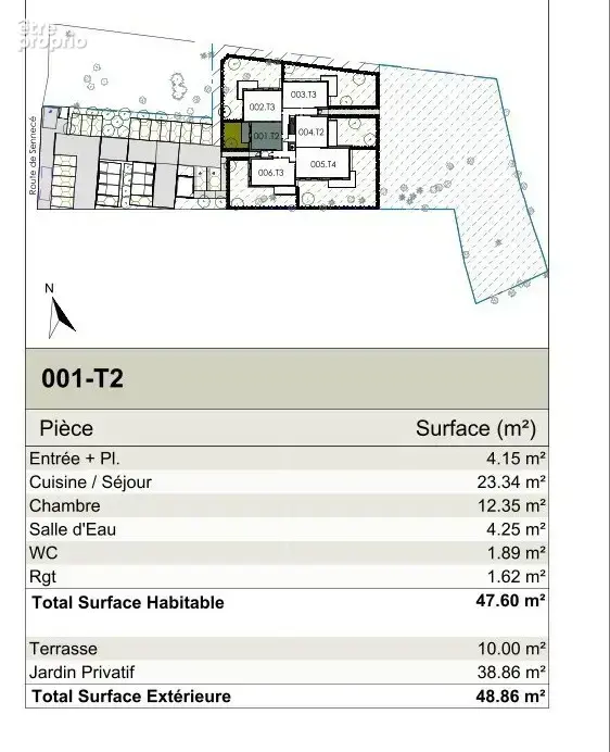 Appartement 2 pièces 48 m² à vendre à Sance (71000) - photo 4