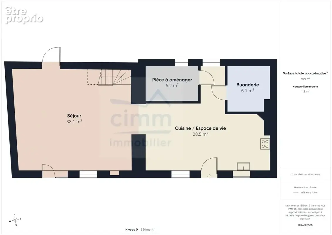 Longère en pierre de 152 m² sur un terrain de 794 m² - photo 3