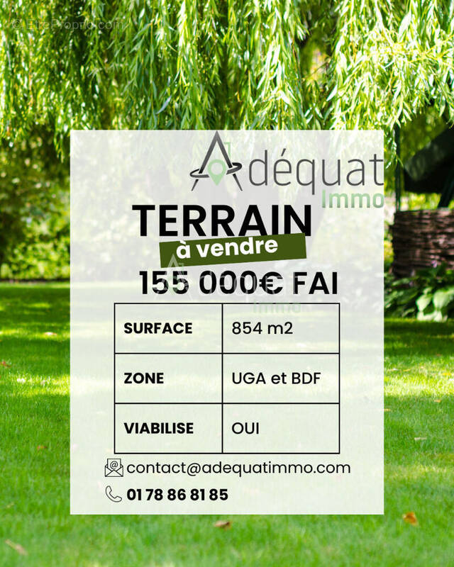 Terrain à ASNIERES-SUR-OISE