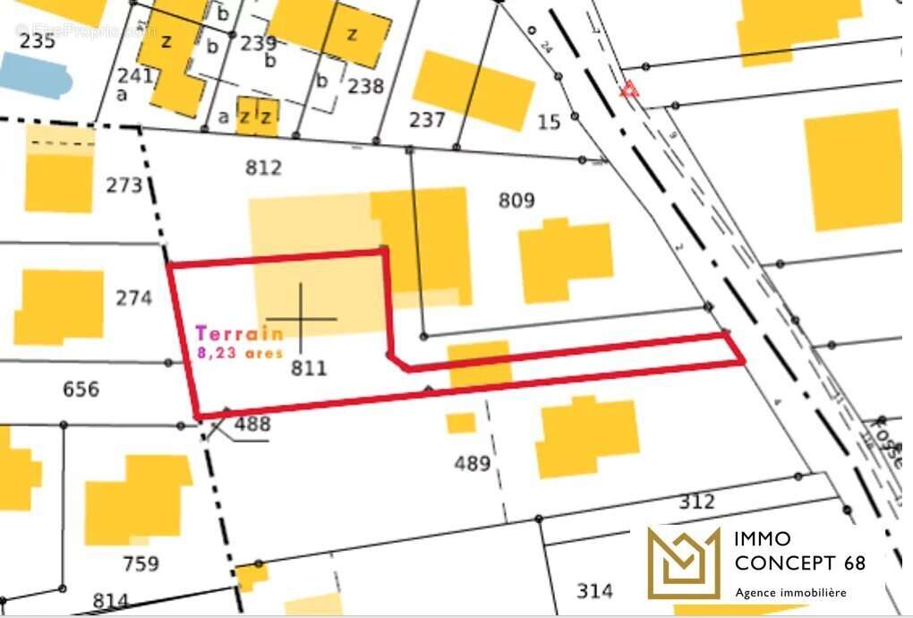 Terrain à WINTZENHEIM