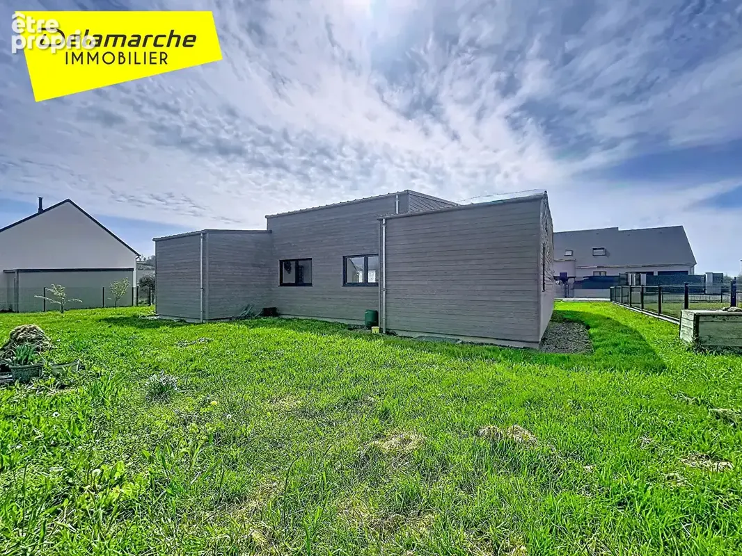 Maison de plain pied moderne  et pratique de 2023 en Ossature bois à Ponts (50300 )  4 pièces et un garage aux abords immédiats  - photo 15