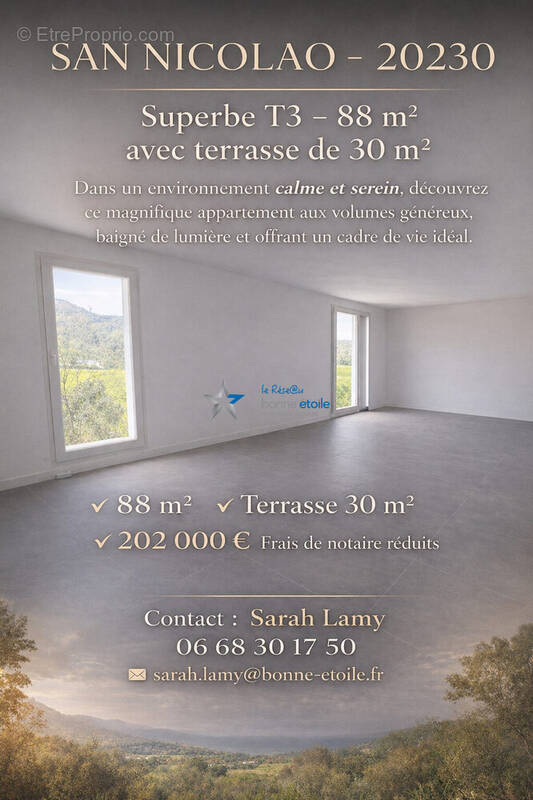 Appartement à SAN-NICOLAO