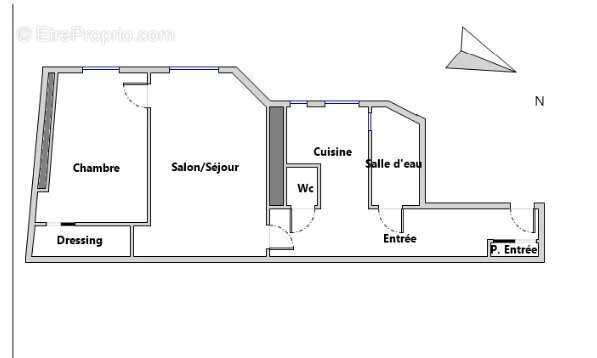 Appartement à PARIS-18E