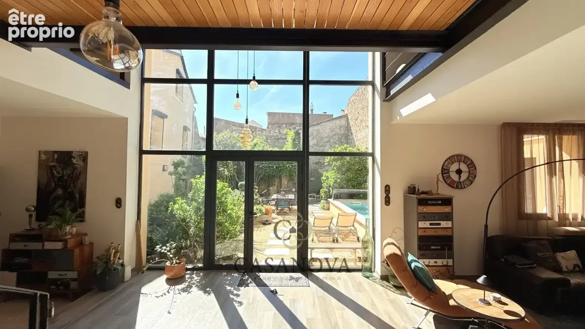 Propriété de prestige rénovée par un architecte à Florensac  460 m², piscine, cinéma privé et terrasse tropézienne - photo 6