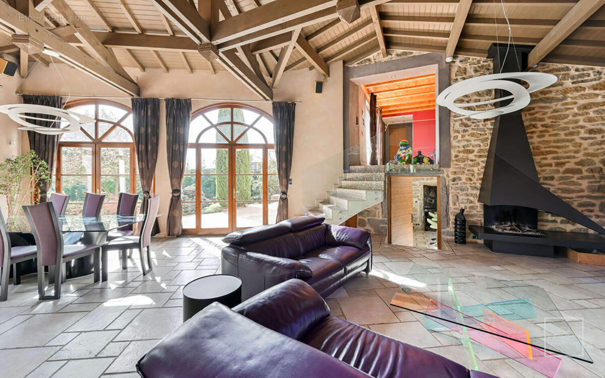 SAINT DIDIER AU MONT D'OR, Maison ancienne de charme d'environ 250m² avec piscine - photo 4