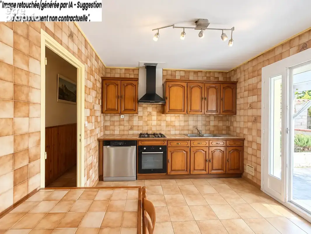 Maison T6 de 114 M2 avec garage, abri voiture, Piscine et terrain de 755 M2 - photo 5