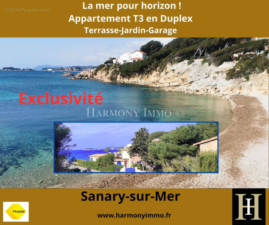 Appartement à SANARY-SUR-MER