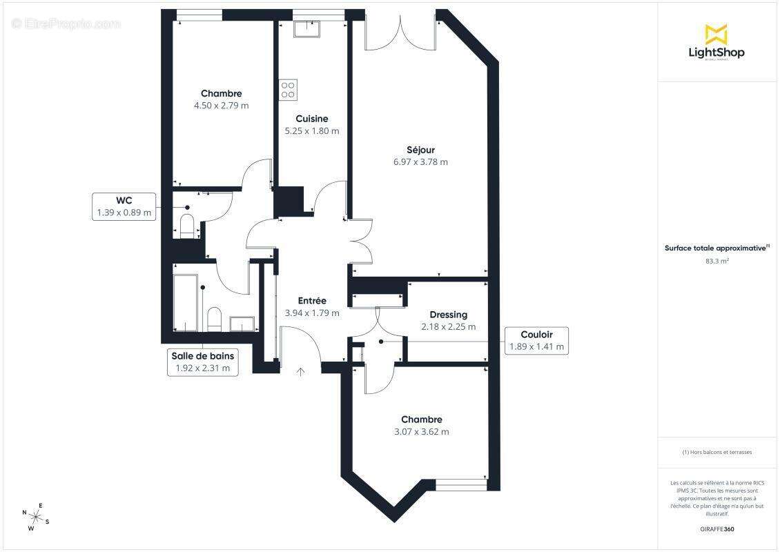 Appartement à LA CELLE-SAINT-CLOUD