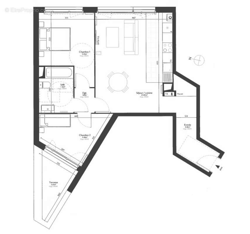 Appartement à EPINAY-SUR-SEINE