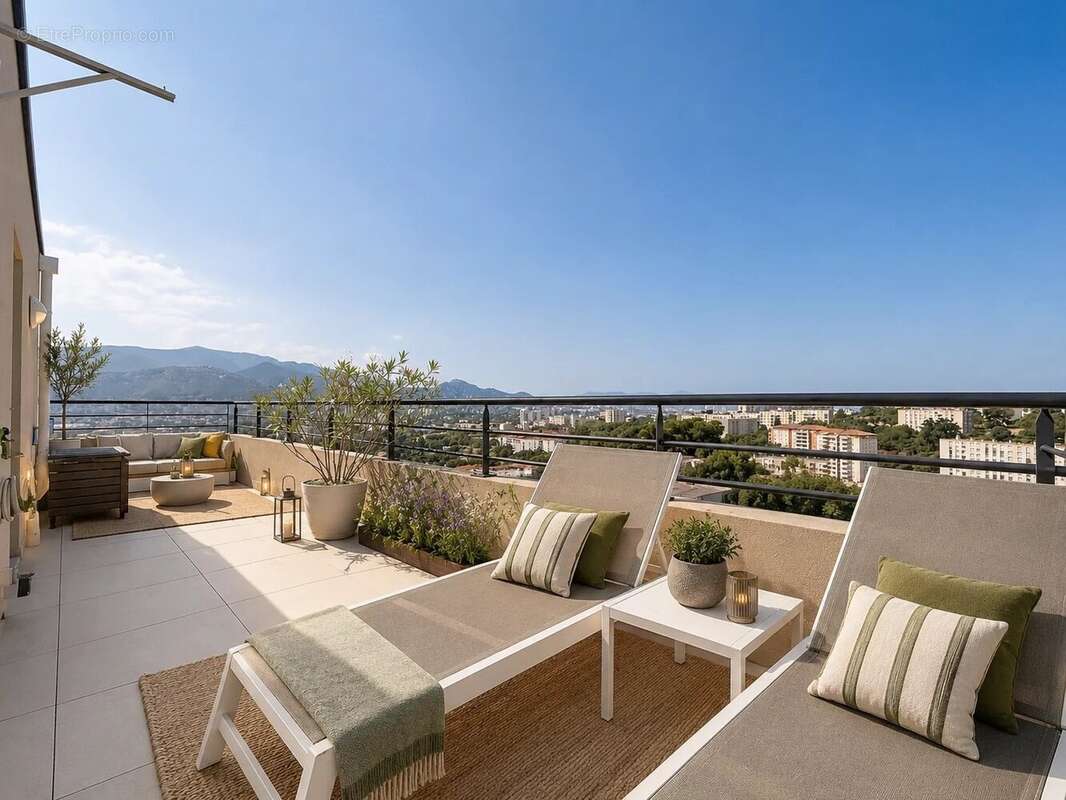 Duplex en toit-terrasse – dernier étage – vue panoramique – 3 chambres - photo 4