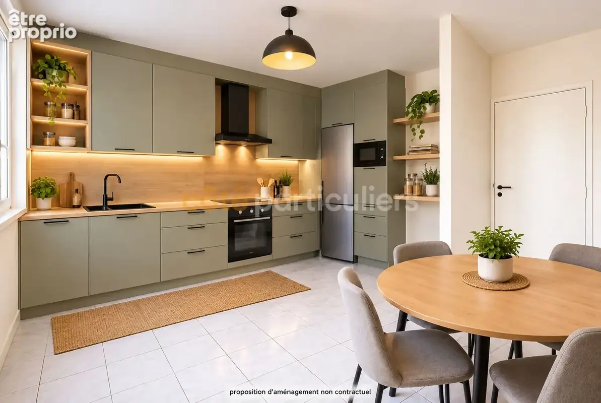Nantes centre- appartement--grand 2 pieces de 62 m² avec loggia-- cave--garage ferme - photo 4