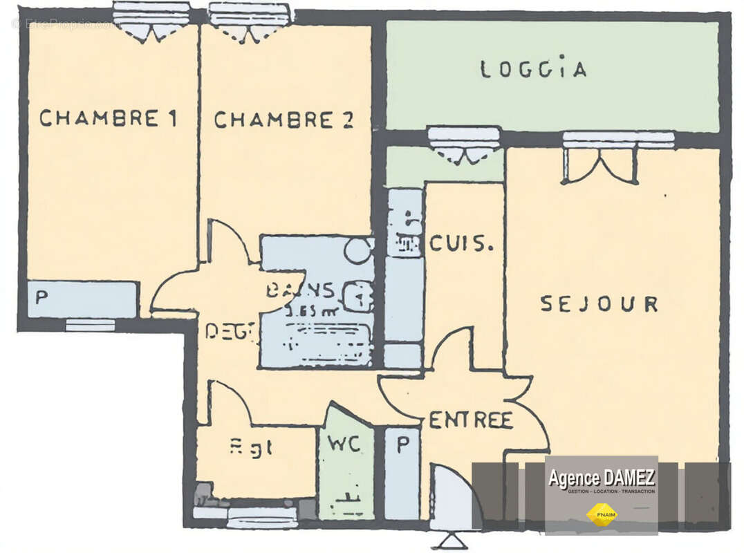 À vendre - Dourdan : Appartement T3 de 69 m² avec terrasse et garage - Proche commerces - photo 7