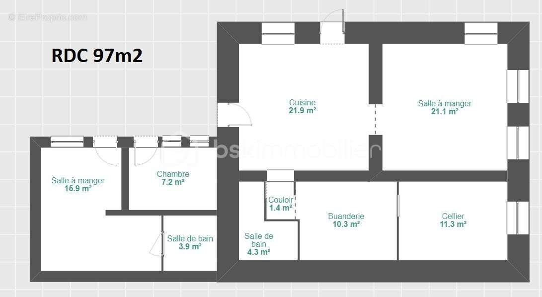 Maison de caractère 205m2 à la campagne, à 10 minutes du canton de Genève - photo 4