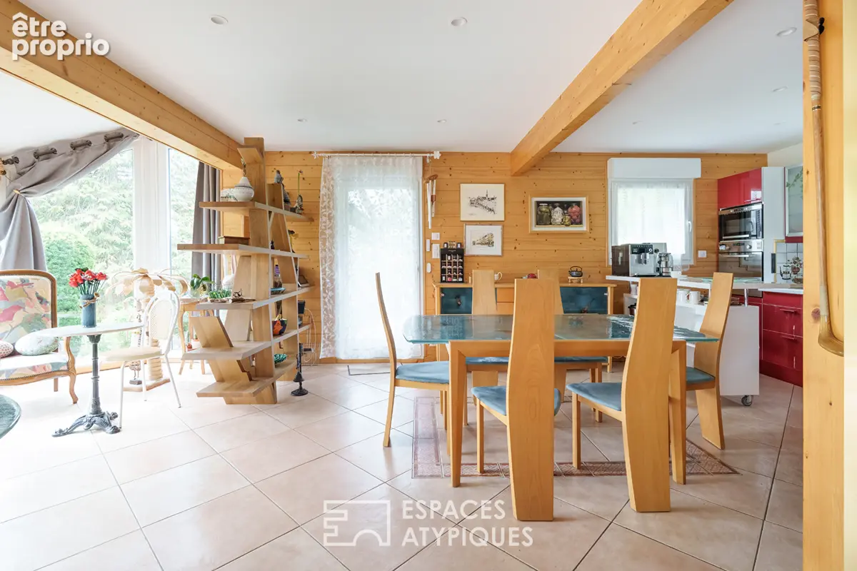 Chalet ossature bois et sa dépendance en lisière de forêt - photo 2