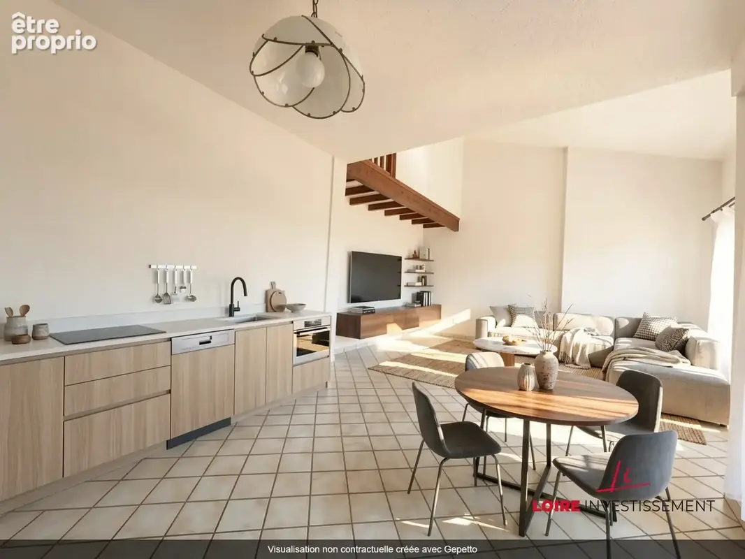 Maison 4 pièces 105 m² à vendre à La Talaudiere (42350) - photo 2