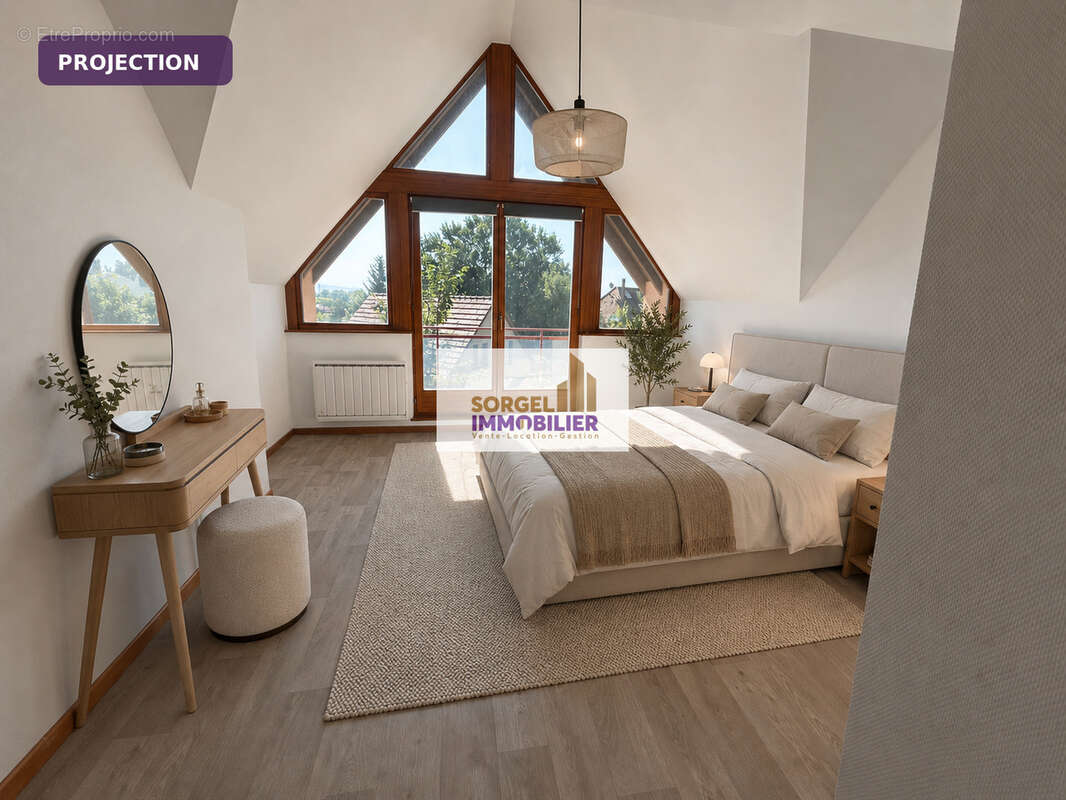 Maison 4 pièces, vue panoramique, double garage et terrain constructible - Strasbourg - Alsace - photo 7