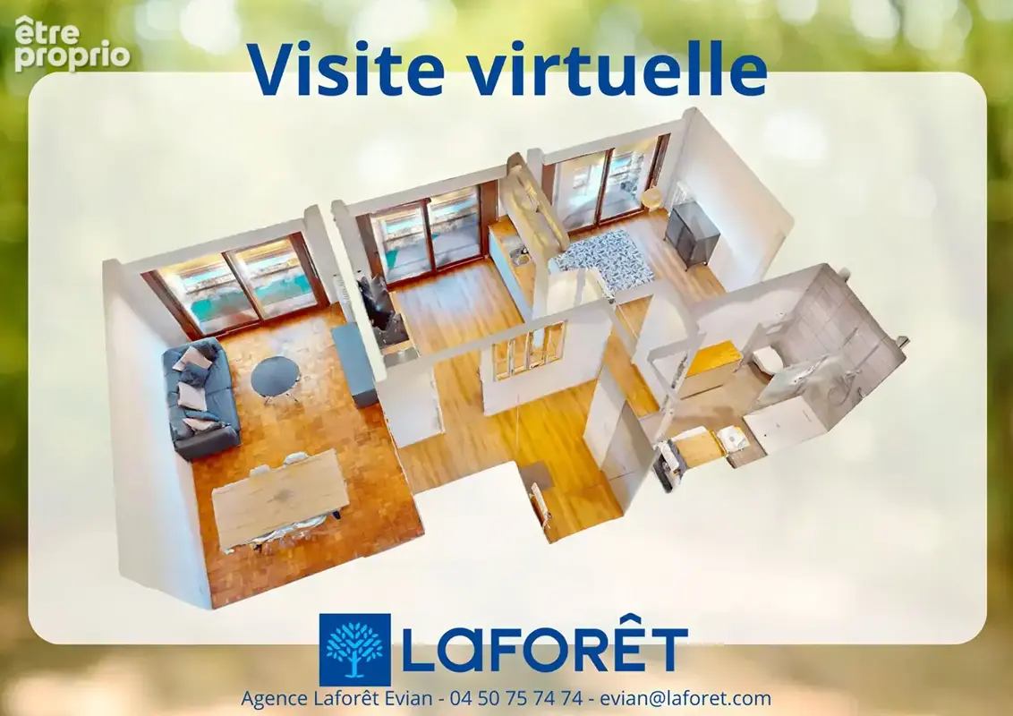Appartement Thonon Les Bains 2 pièces 51.67m² lumineux - photo 14