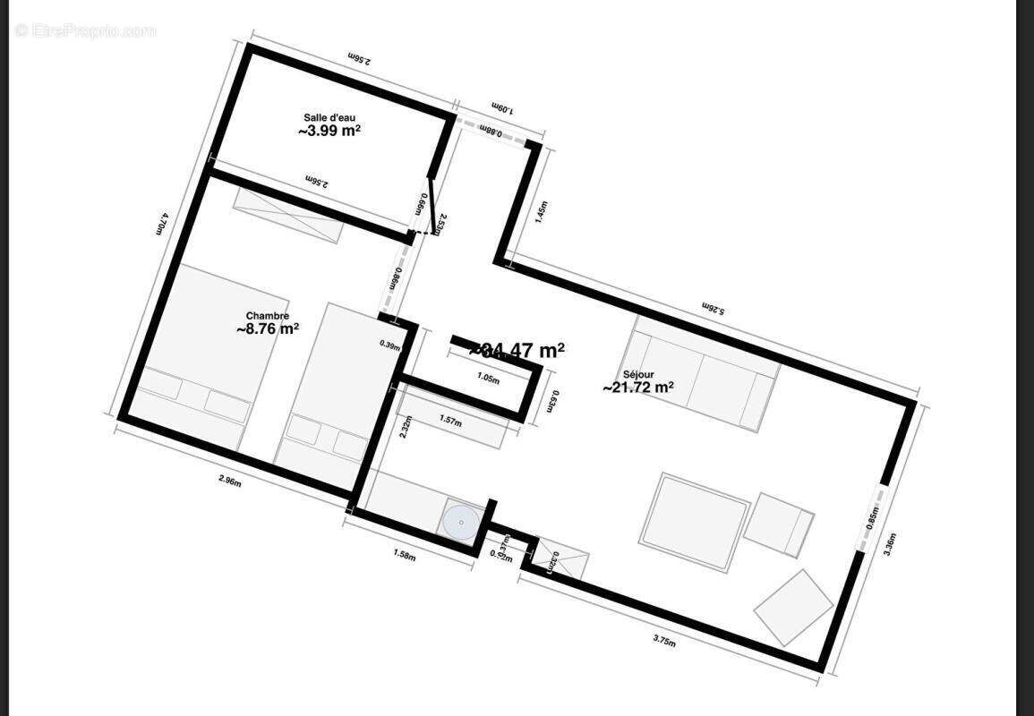 Appartement à LA TURBALLE