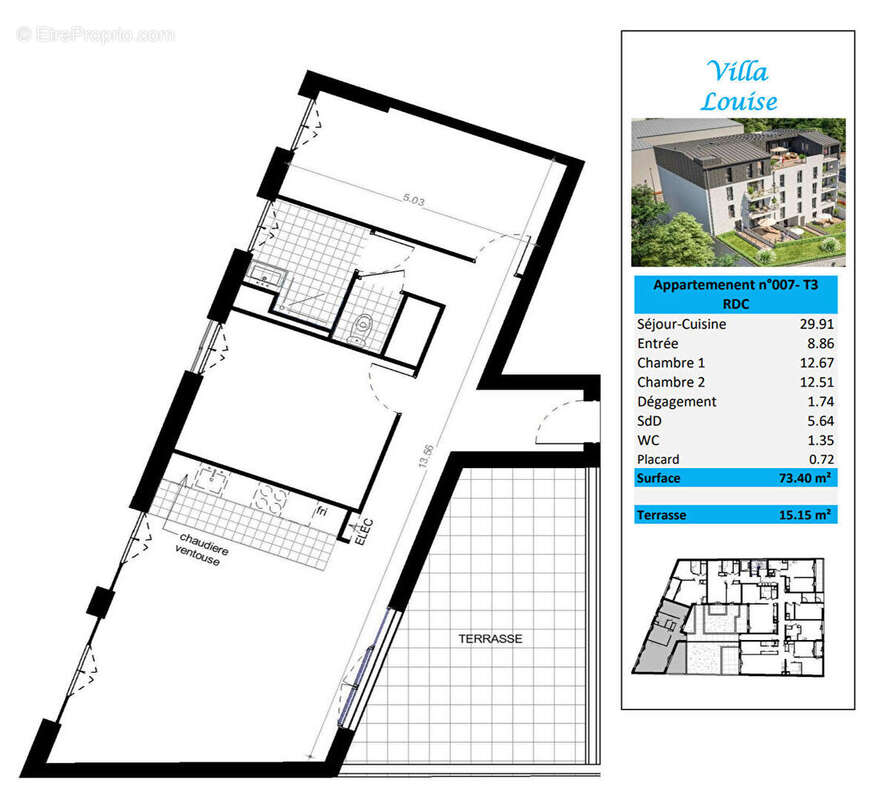 Appartement à REIMS