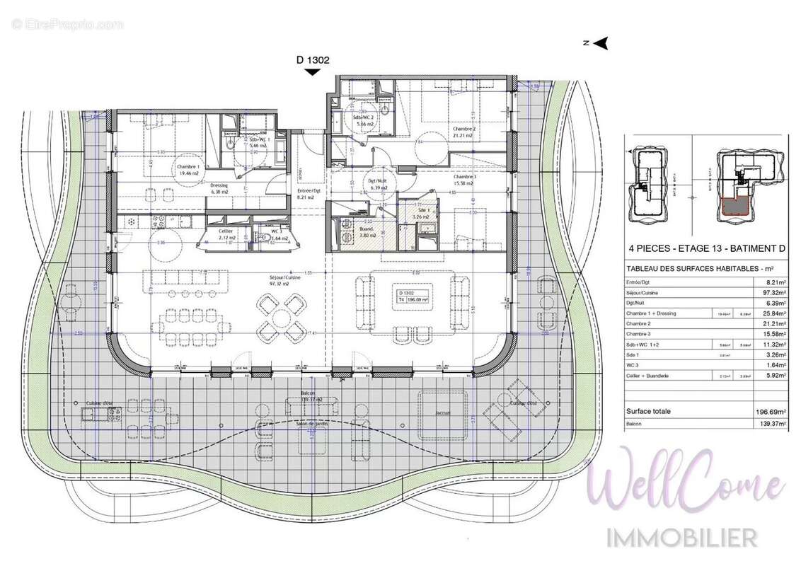 Appartement à AIX-LES-BAINS