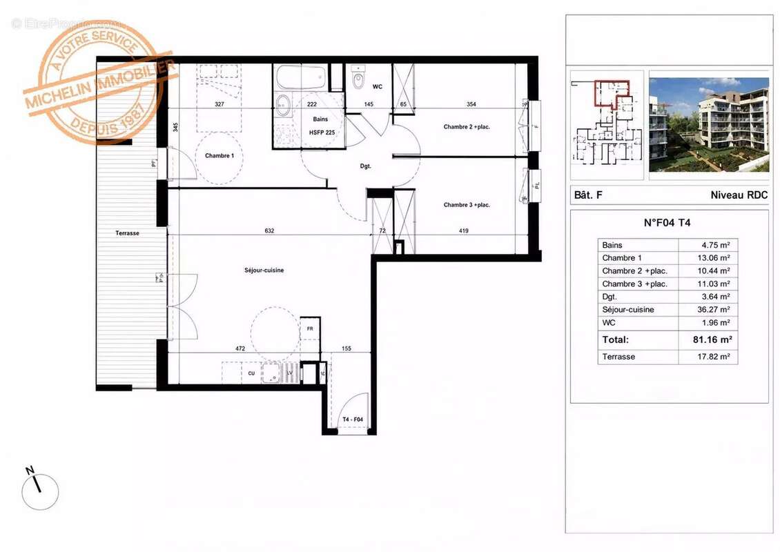 Appartement 81 m² à Bron  - photo 2