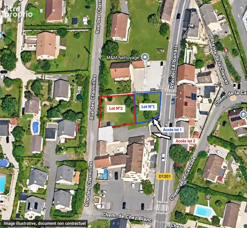Terrain 441 m² à vendre à Gresy-Sur-Aix (73100) - photo 2