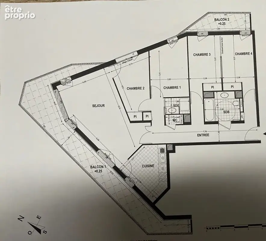 Appartement 109m² à boulogne-billancourt - photo 14