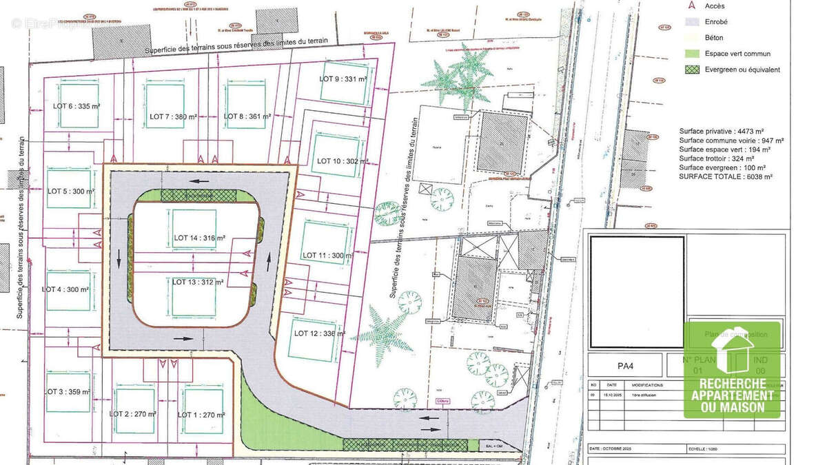 Terrain à PONT-DE-CHERUY